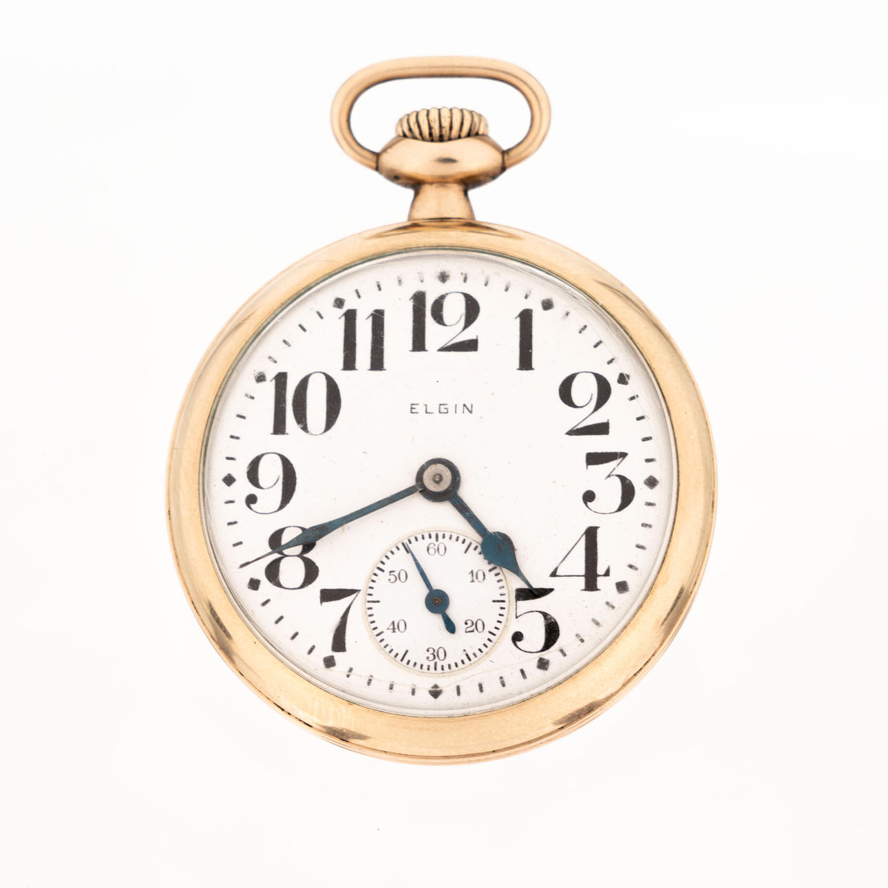 Pocket watch, Silver, Elgin, 1921.