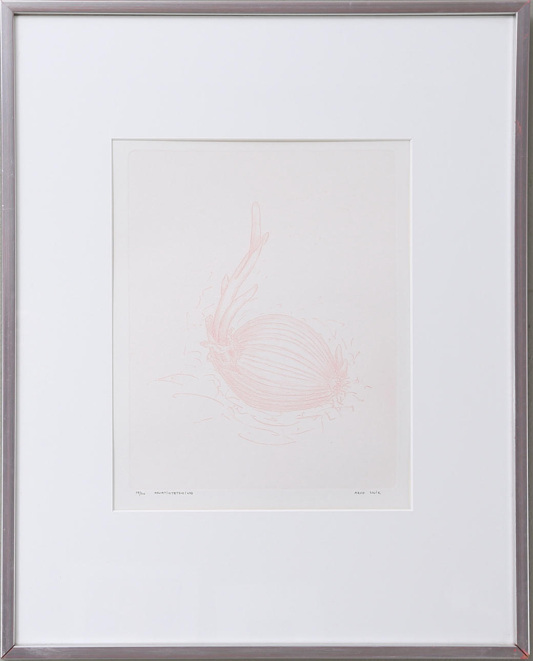 ARVO LUIK. Akvatintetsning, numrerad 19/30, signerad.