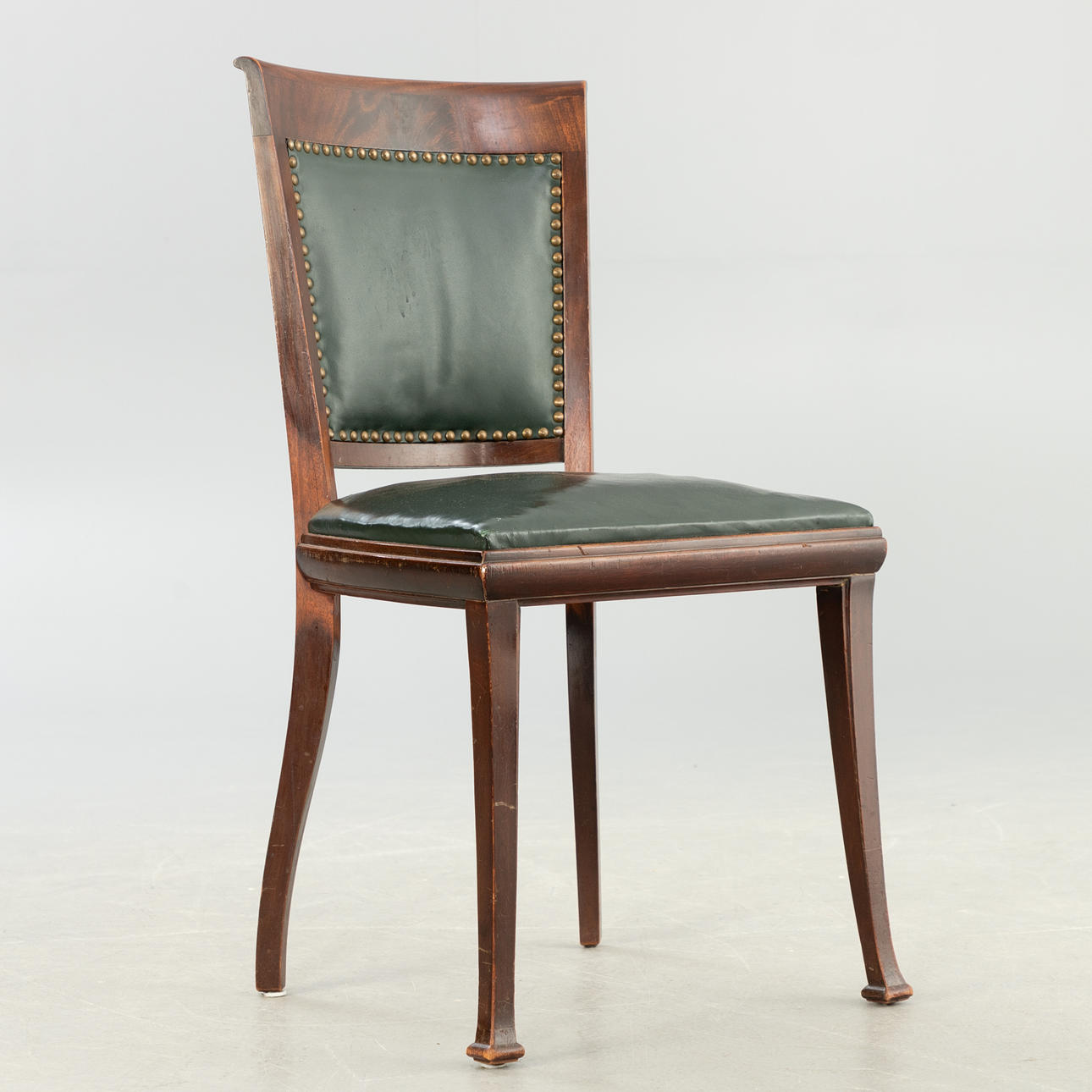 Jugendstil-Stuhl, Mahagoni, um 1910.