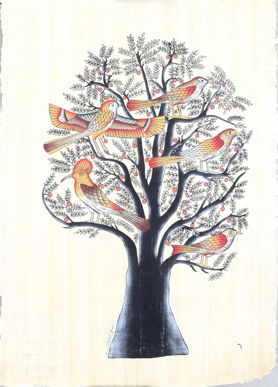 PAPIRO EGIPCIO «ÁRBOL DE LA VIDA».