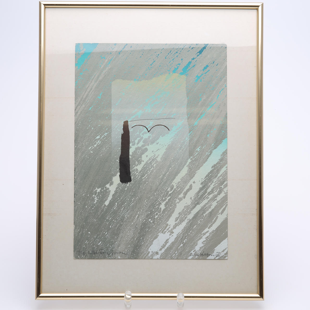 CURT HILLFON. LITHOGRAPHY, signed.