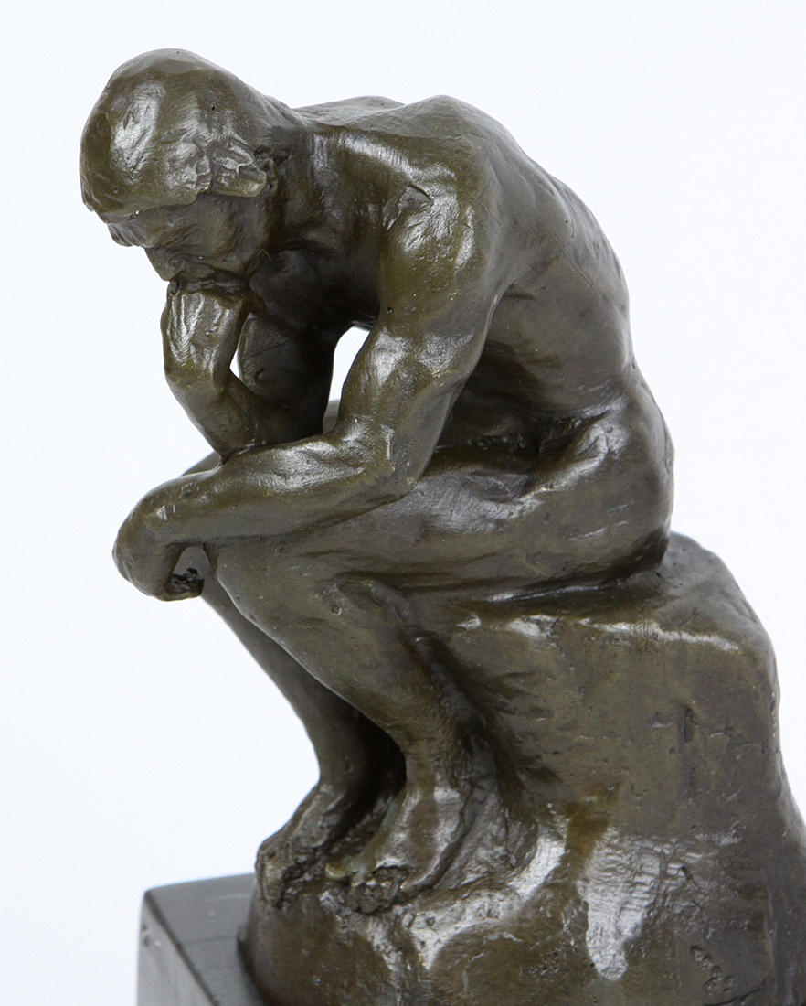 SKULPTUR Tänkaren Marble Base.