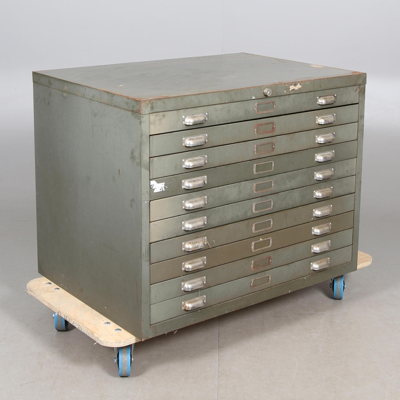 Tegneskab, metal, 20. århundrede.