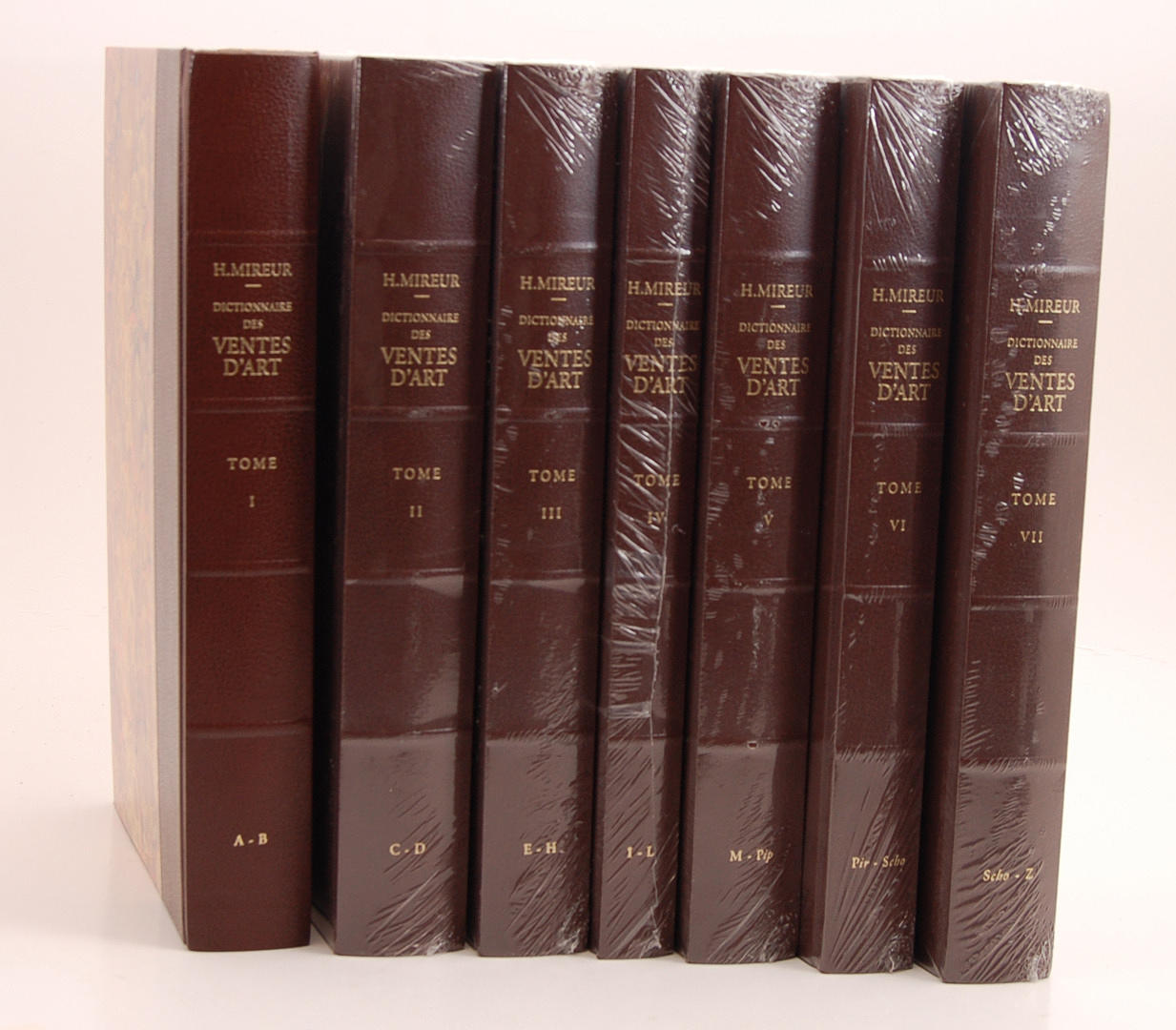 MIREUR.H. Dictionnaire Des Ventes D'Art Faites En France Et A L'Etranger Pendant Les 18me & 19m Siecles.