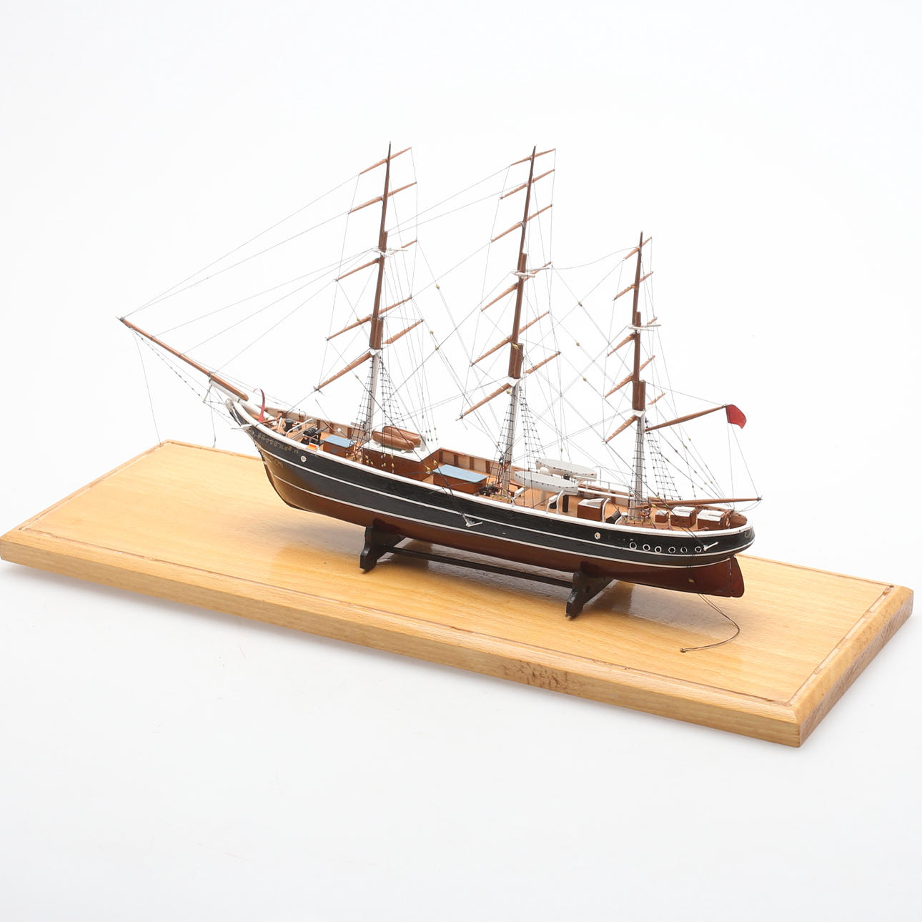 FARTYGSMODELL, "Doris", 3-mastad fullriggare, 1900-tal.