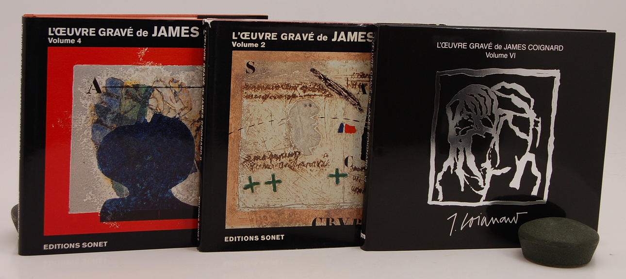 JAMES COIGNARD. L'OEUVRE GRAVÉ volym 2, 4 och 6.