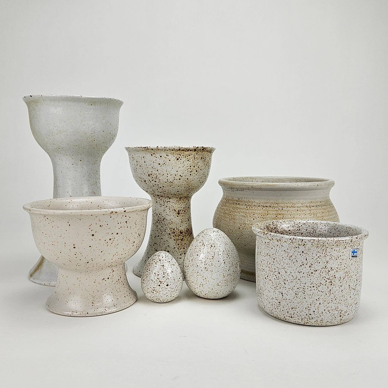 KERAMIK, 7 delar, Pentik, Finland.