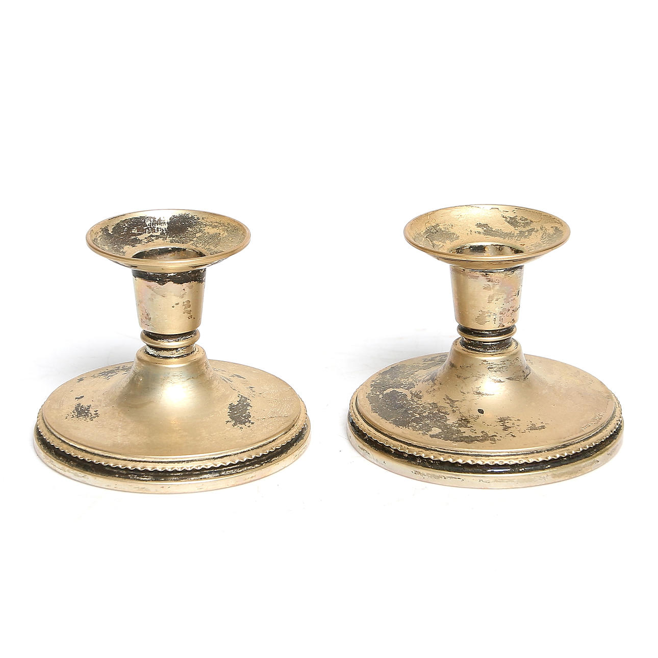 LJUSSTAKAR, ett par, silver, MGAB. 1957. Vikt 234.