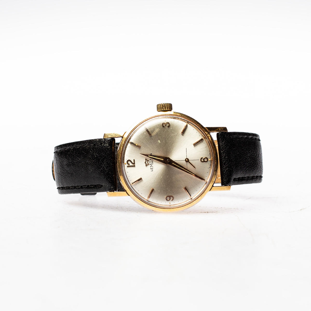 WRISTWATCH, 18K gold, Lemania.