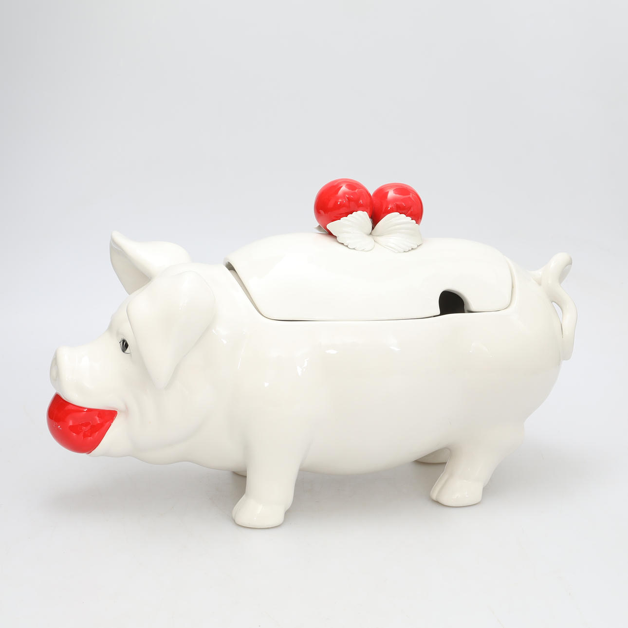 SOPPTERRIN, porslin "Julgris", Italien.