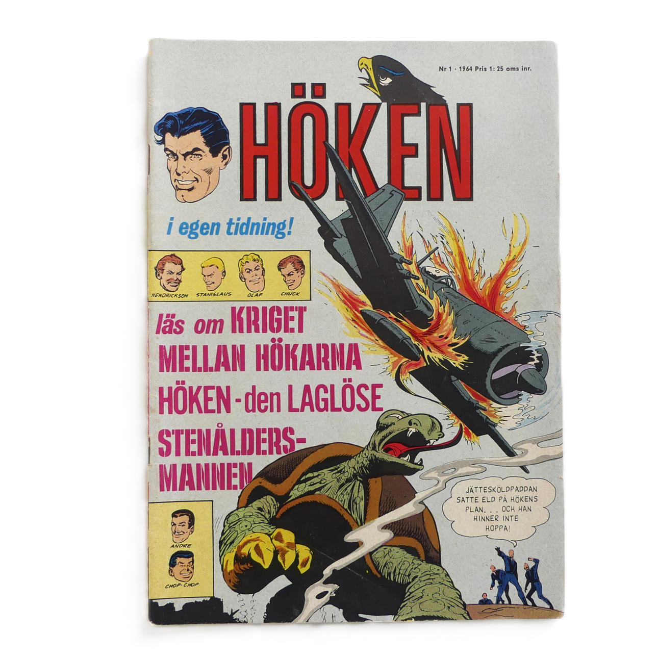 SERIETIDNING, "Höken", första numret -64.