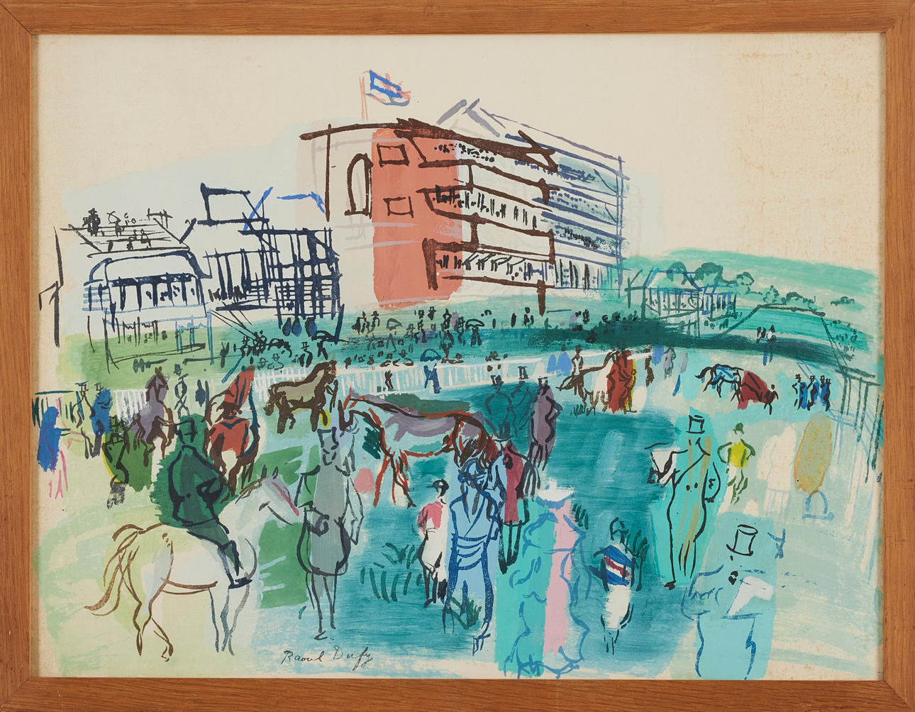 AFTER RAOUL DUFY. “Longchamp”.