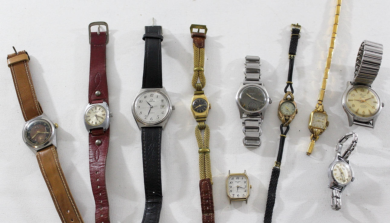 MEKANISKA RENOVERINGSUR, 10 st, bl.a Omega.