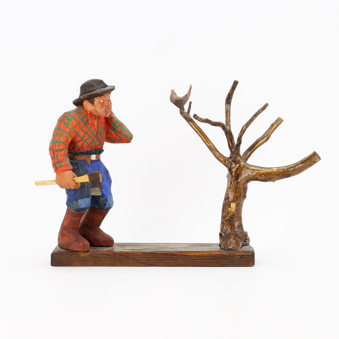 WOODEN FIGURE “Cuckoo”.