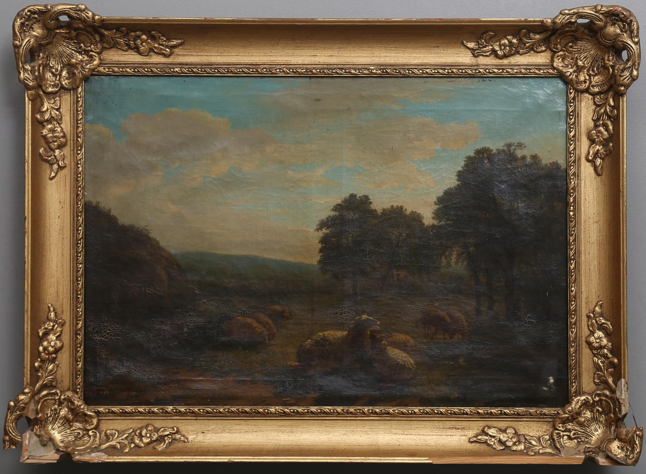 OIDENTIFIERAD KONSTNÄR. Olja på duk, England, 1800-tal, osignerad.