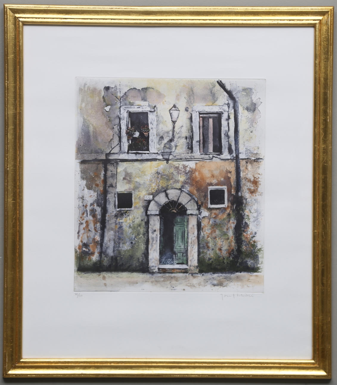 JOSEF SCHIBLI. Färgetsning, signerad och numrerad 79/110.