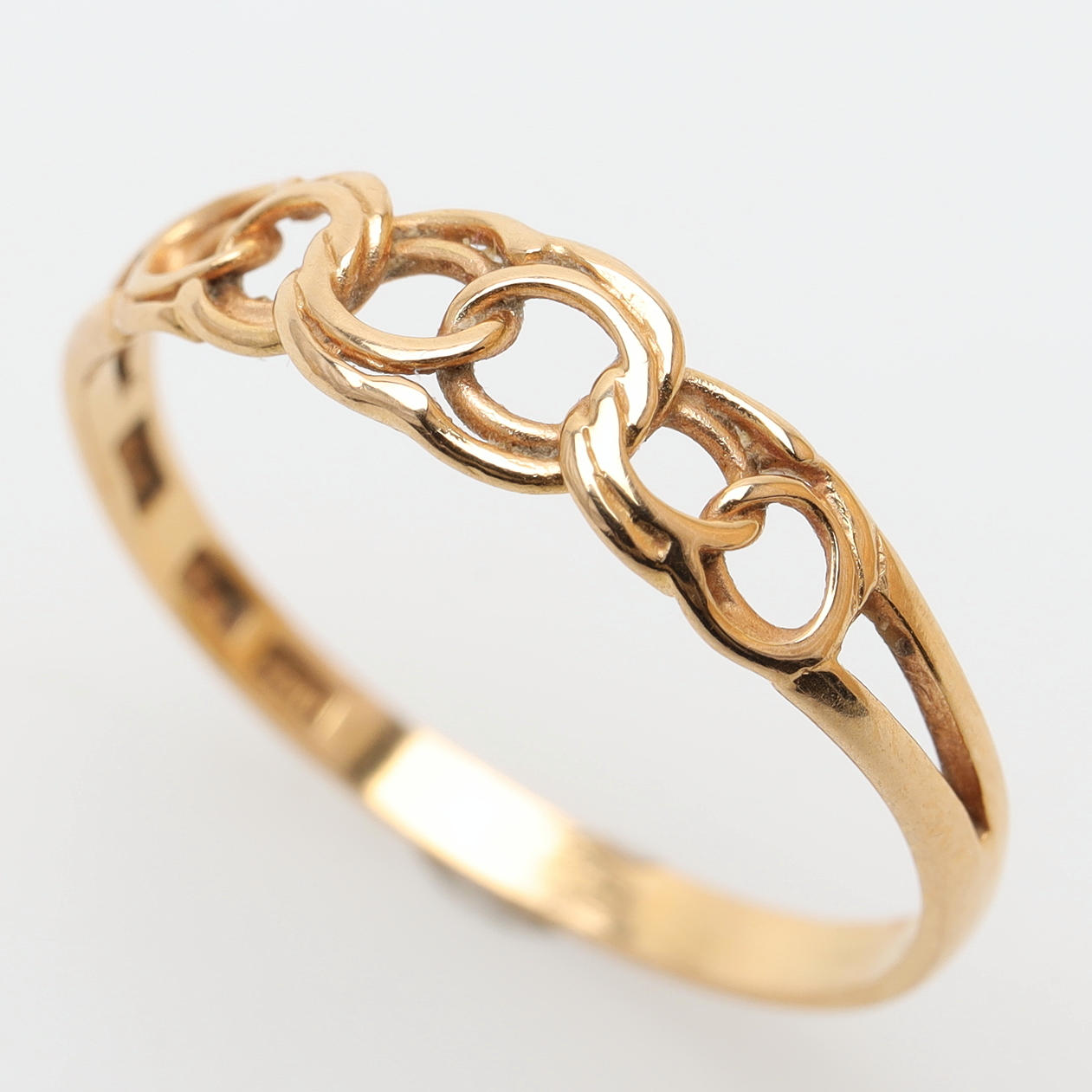 RING, 18K guld, bismark.