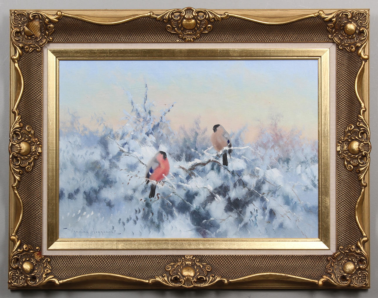 HENNING HOUGAARD, olja på duk, sign.