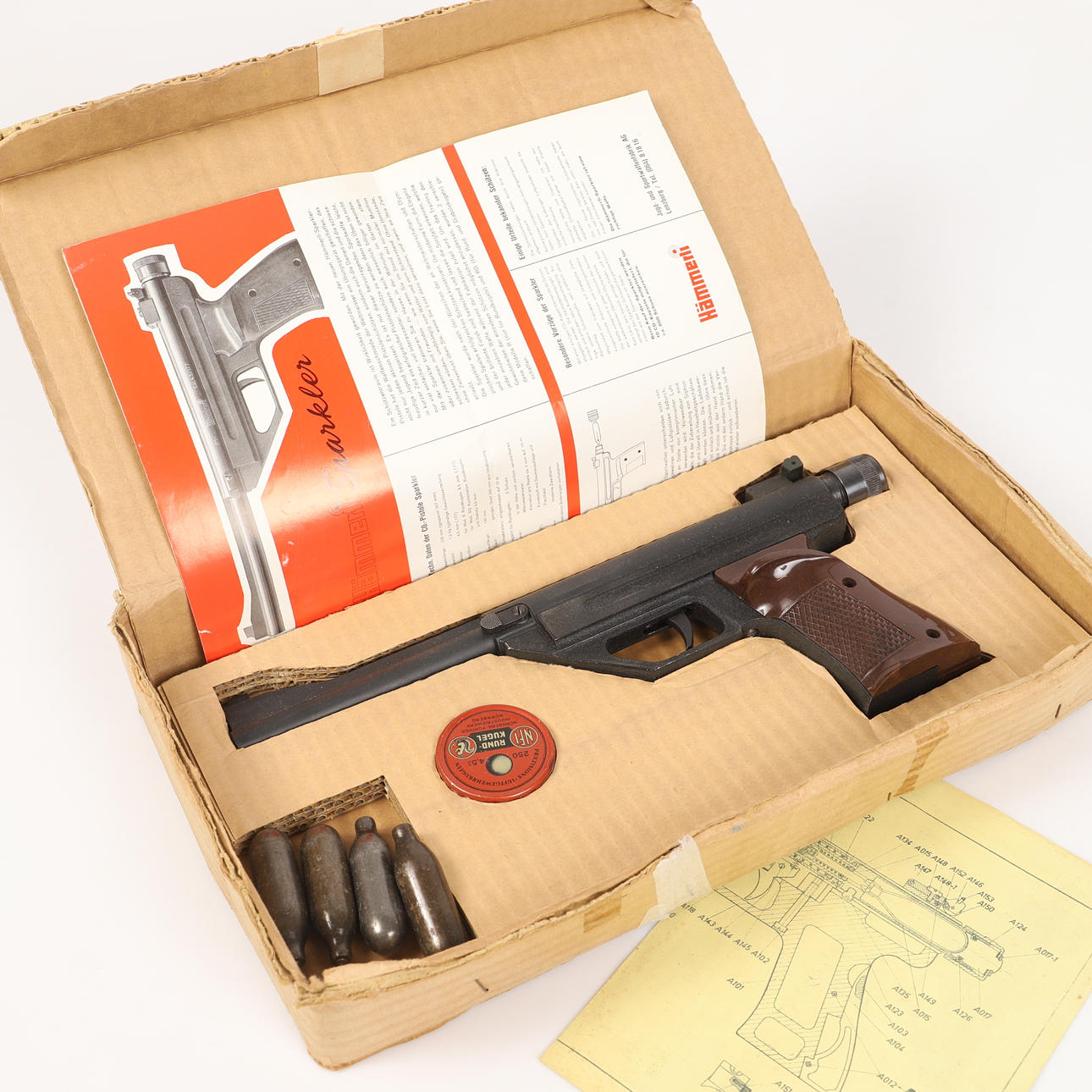 LUFTPISTOLE, Hämmerli Sparkler RD, 1959.