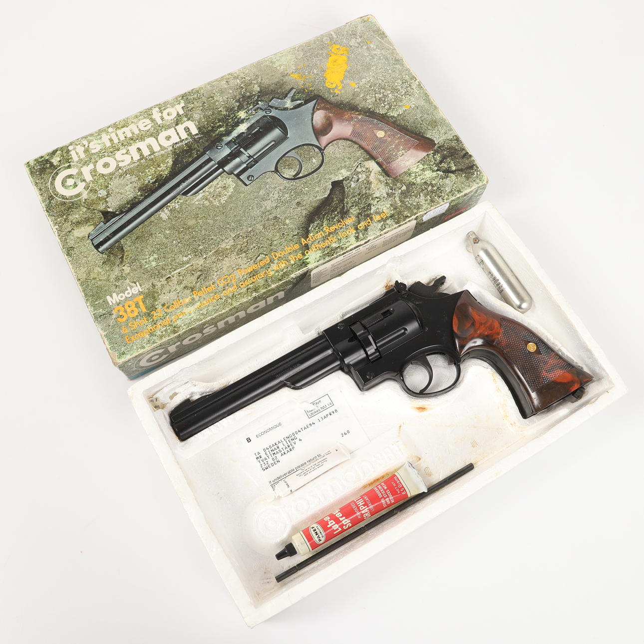 KOLSYREPISTOL, Crossman 38 T.