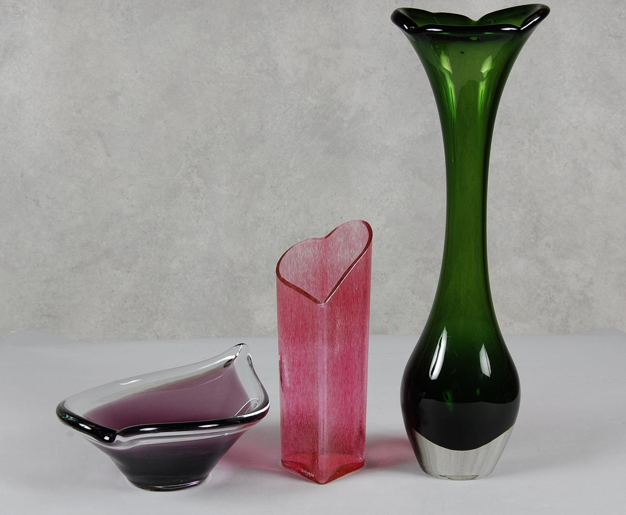 GLAS, 3 delar, Flygfors, Kosta.