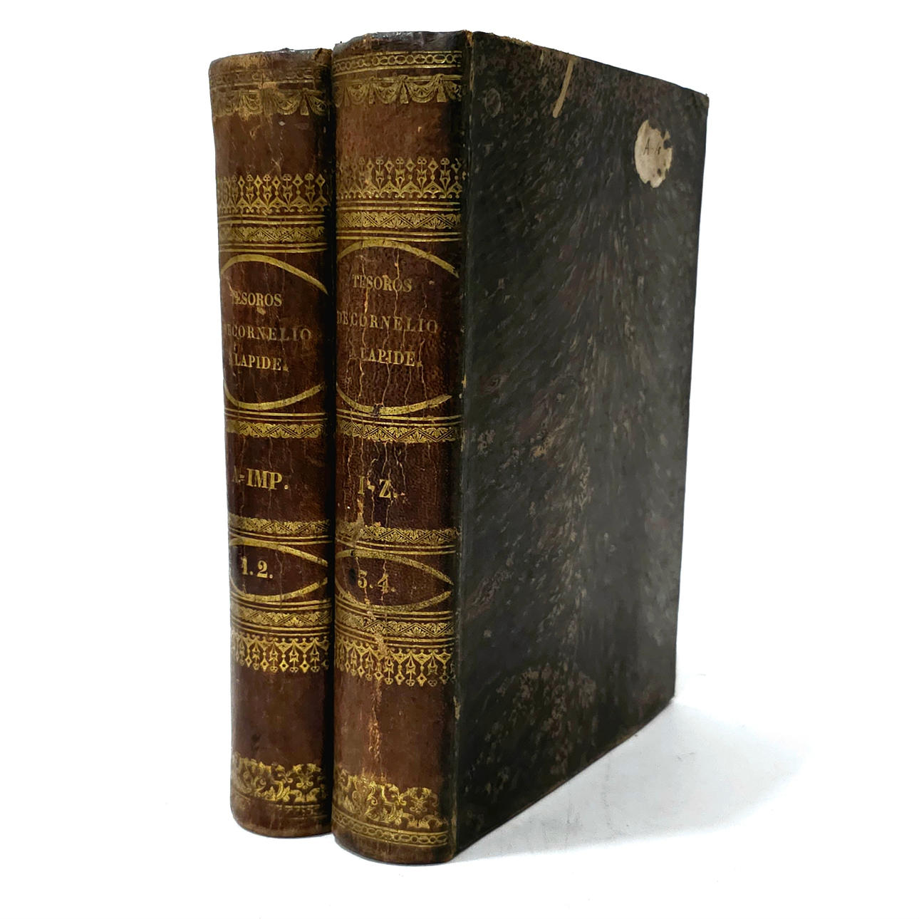 DOS LIBROS. TESOROS DE CORNELIO Á LÁPIDE.