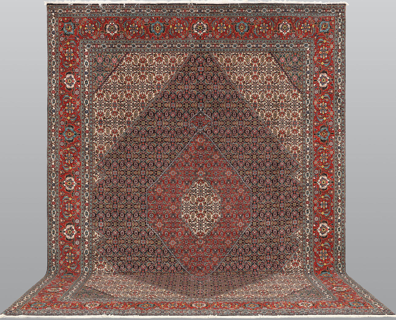 ORIENT CARPET, Täbris, s.k. 40 row 400.00 knots/sqm. Approx. 390 x 298 cm.