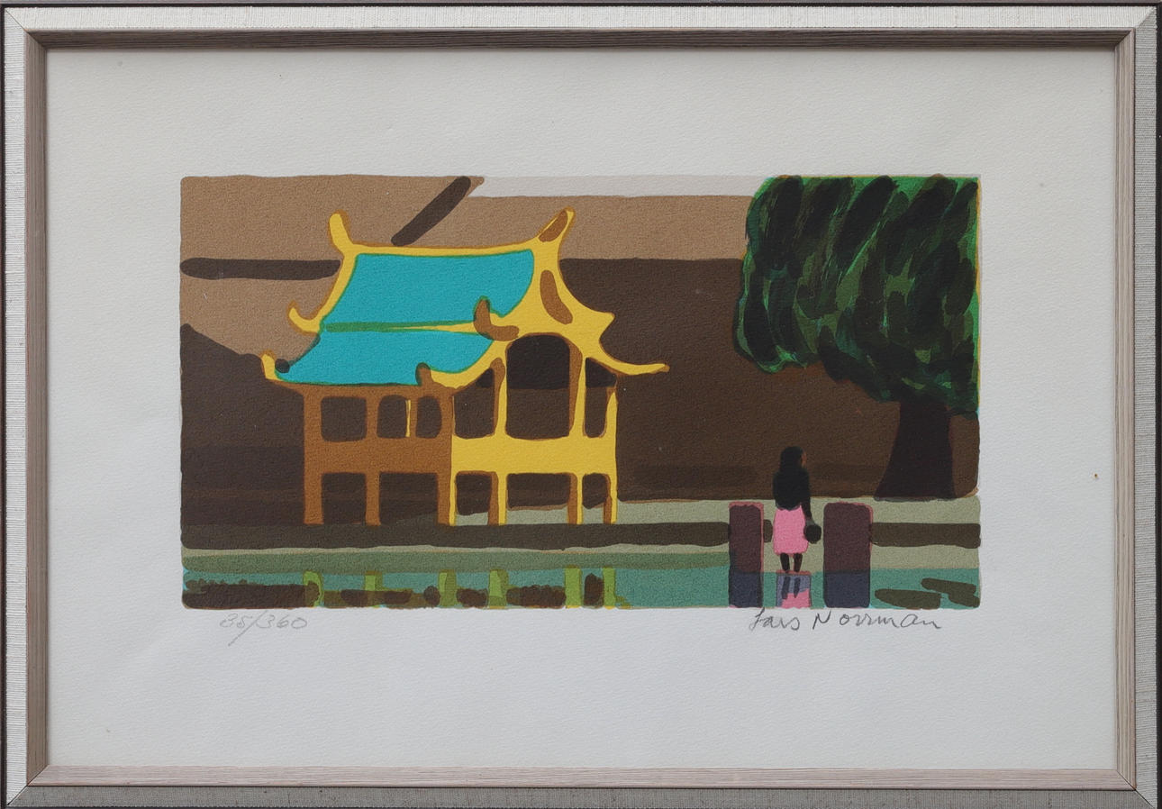 LARS NORRMAN. lithograph in colours, signed and numbered 35/360.