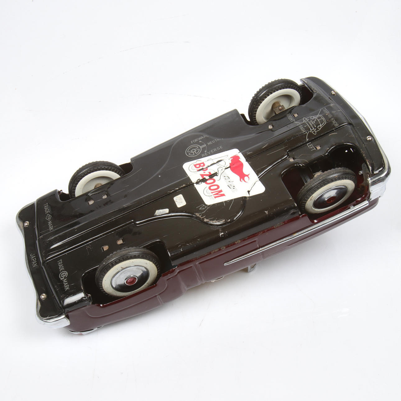 NOMURA TOYS, Cadillac, sheet metal, battery operated, Japan, 1950s