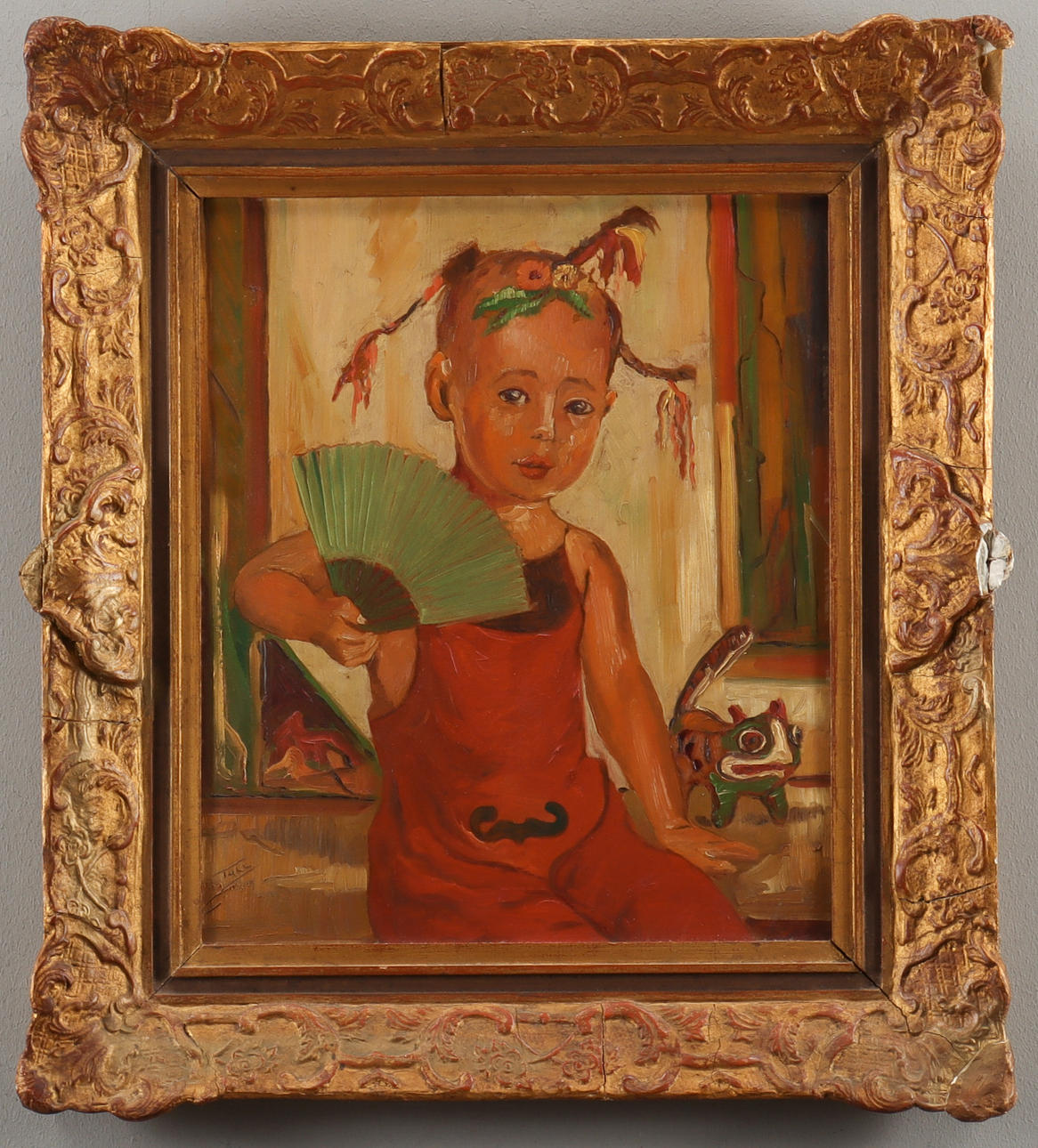 MAGNUS TULL. Portrait of a girl.