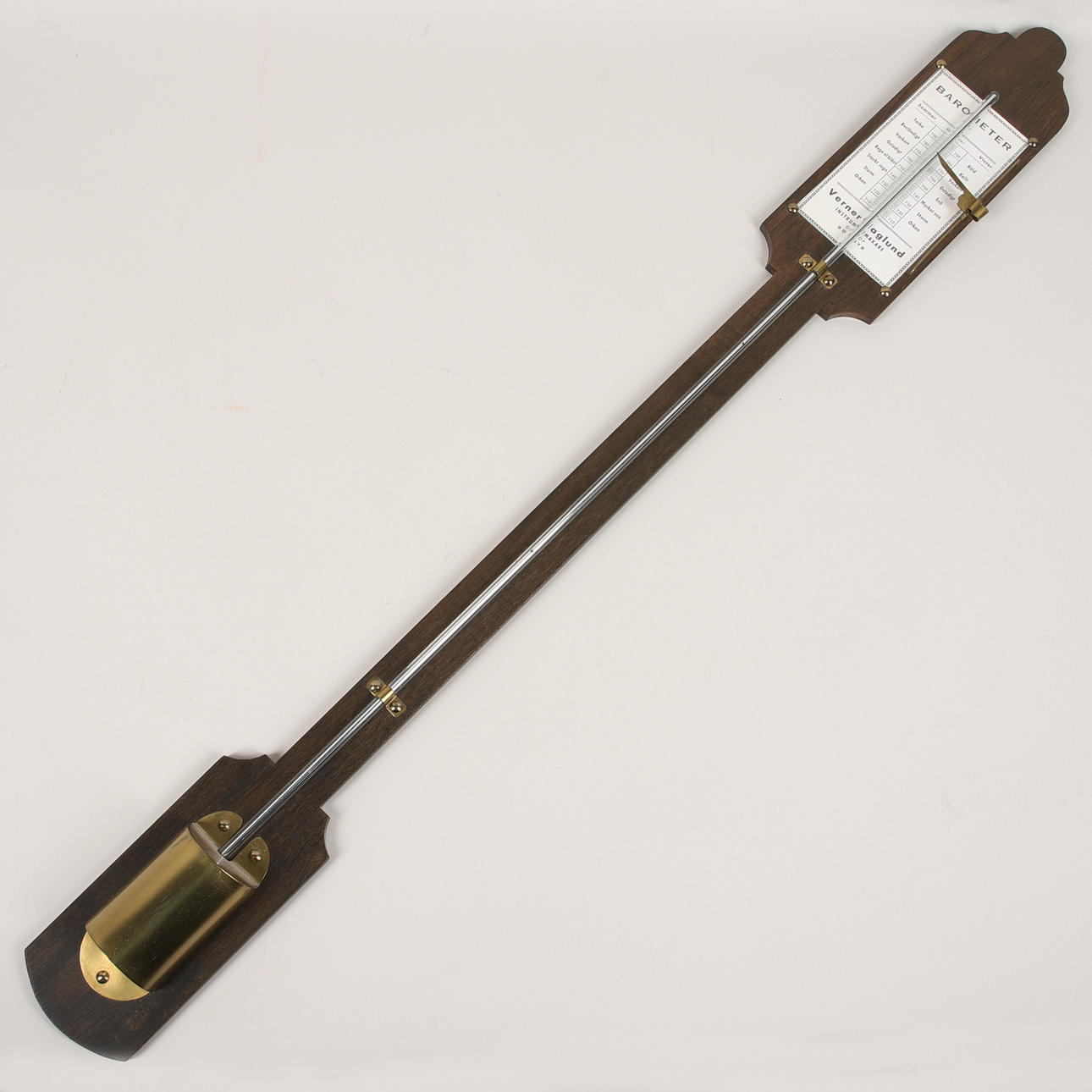 BAROMETER, mercury, Verner Haglund Instrument maker, Göteryd.