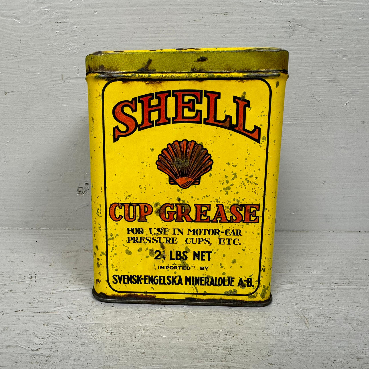 SHELL, a tin can, 1930s. Vehicles, Boats & Parts - Automobilia ...