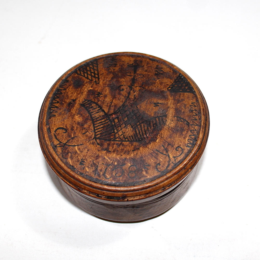 BRUDASK, almoge, daterad 1758.