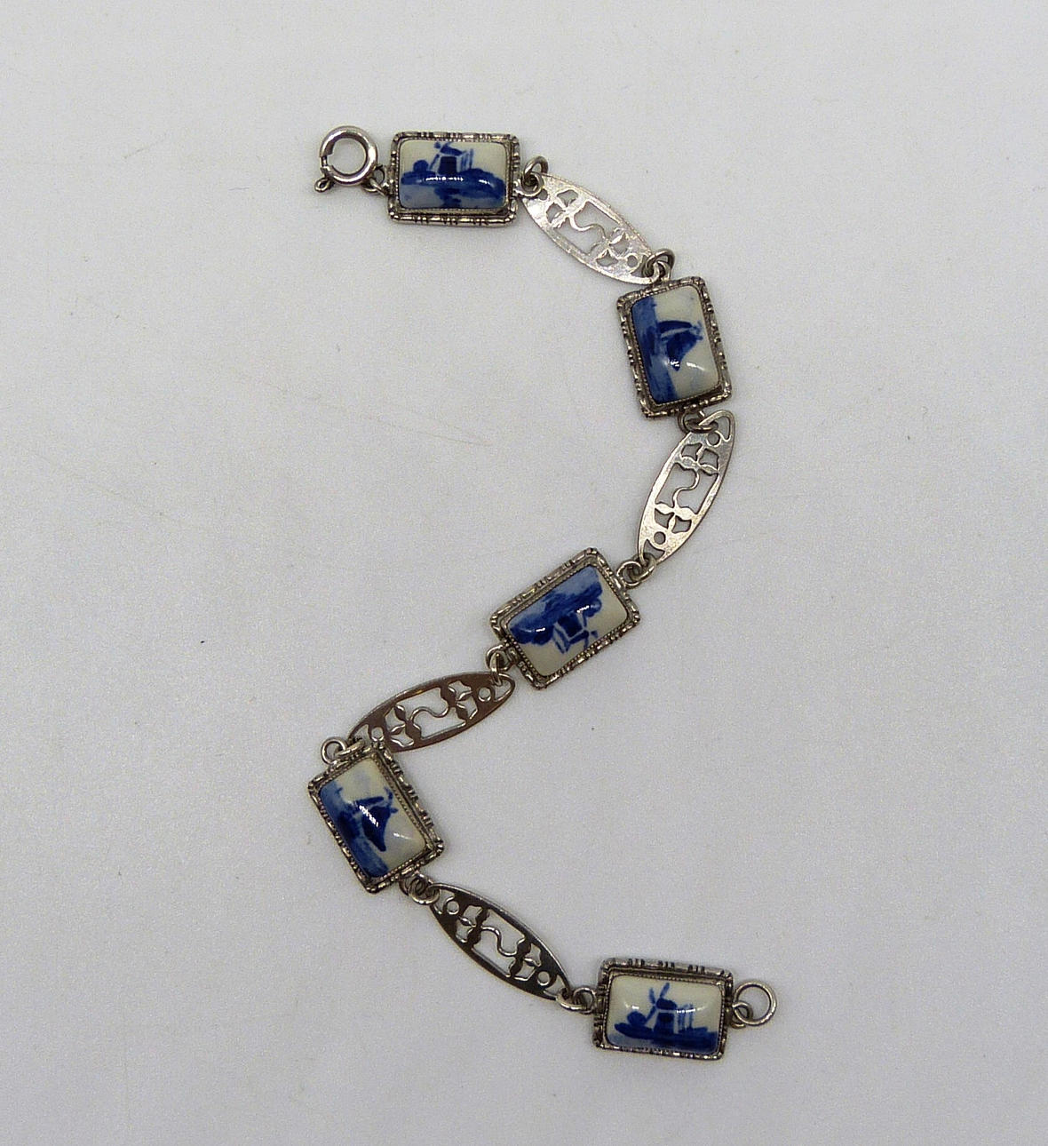 LM Sterling Enamel Bracelet.
