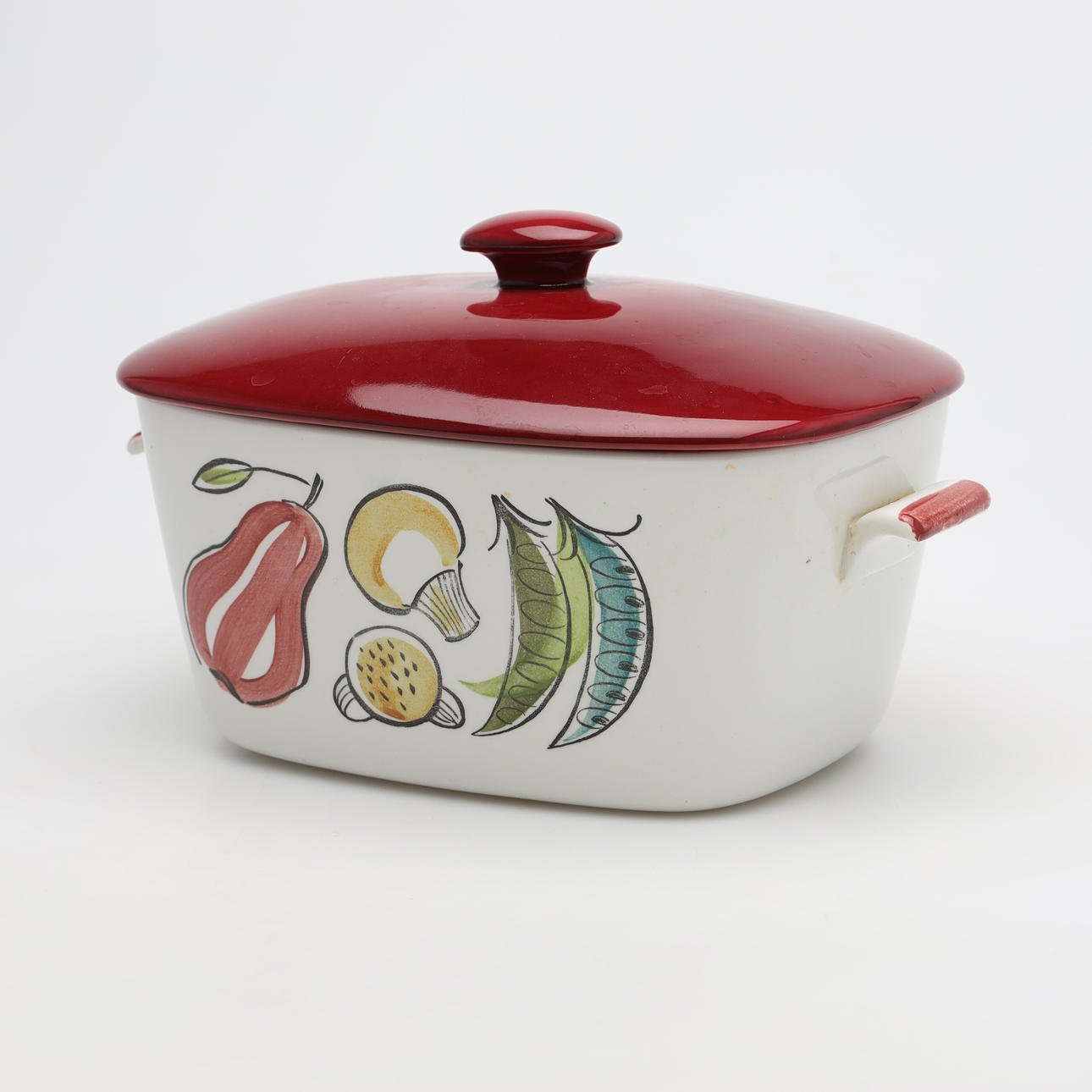 KAROTT med LOCK, porslin, "Ria", Rörstrand.