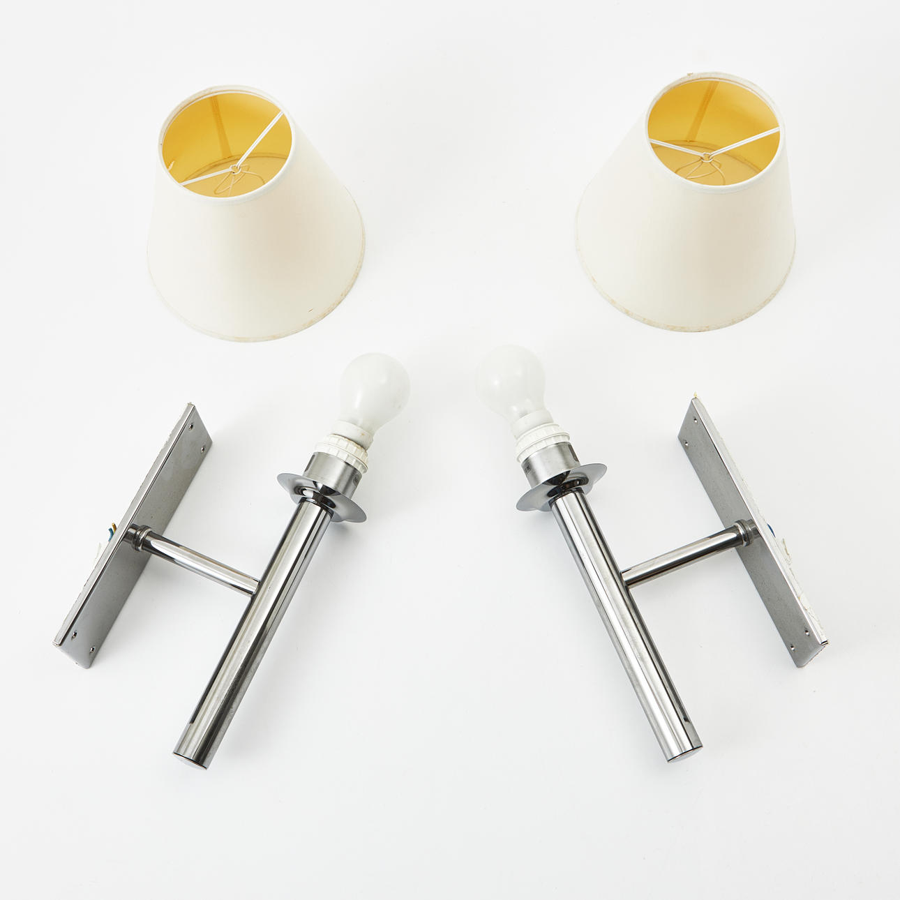 WALL LAMPS, 1 pair, Örsjö lighting, labeled.