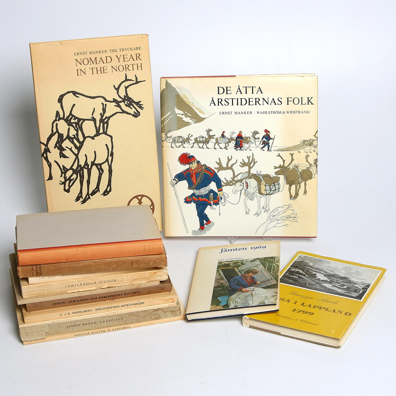 BÖCKER, bl.a. Jämtland, Lappland, och samisk litteratur.