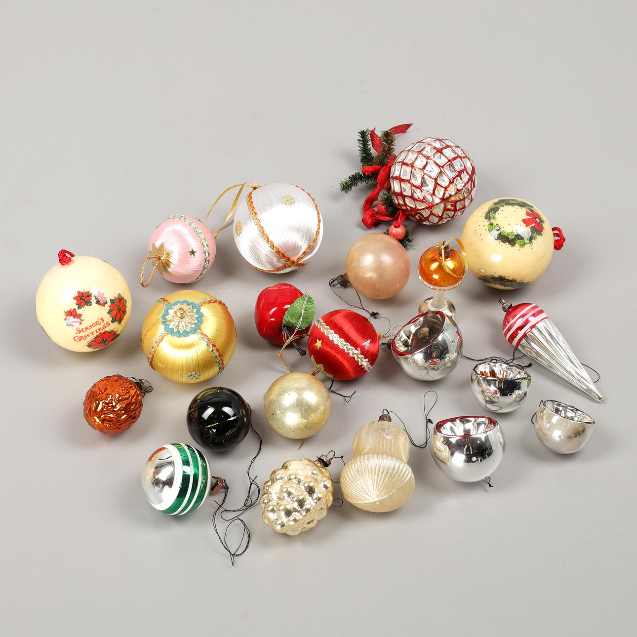 JULGRANSKULOR, bla glas, 1900-talets första hälft.