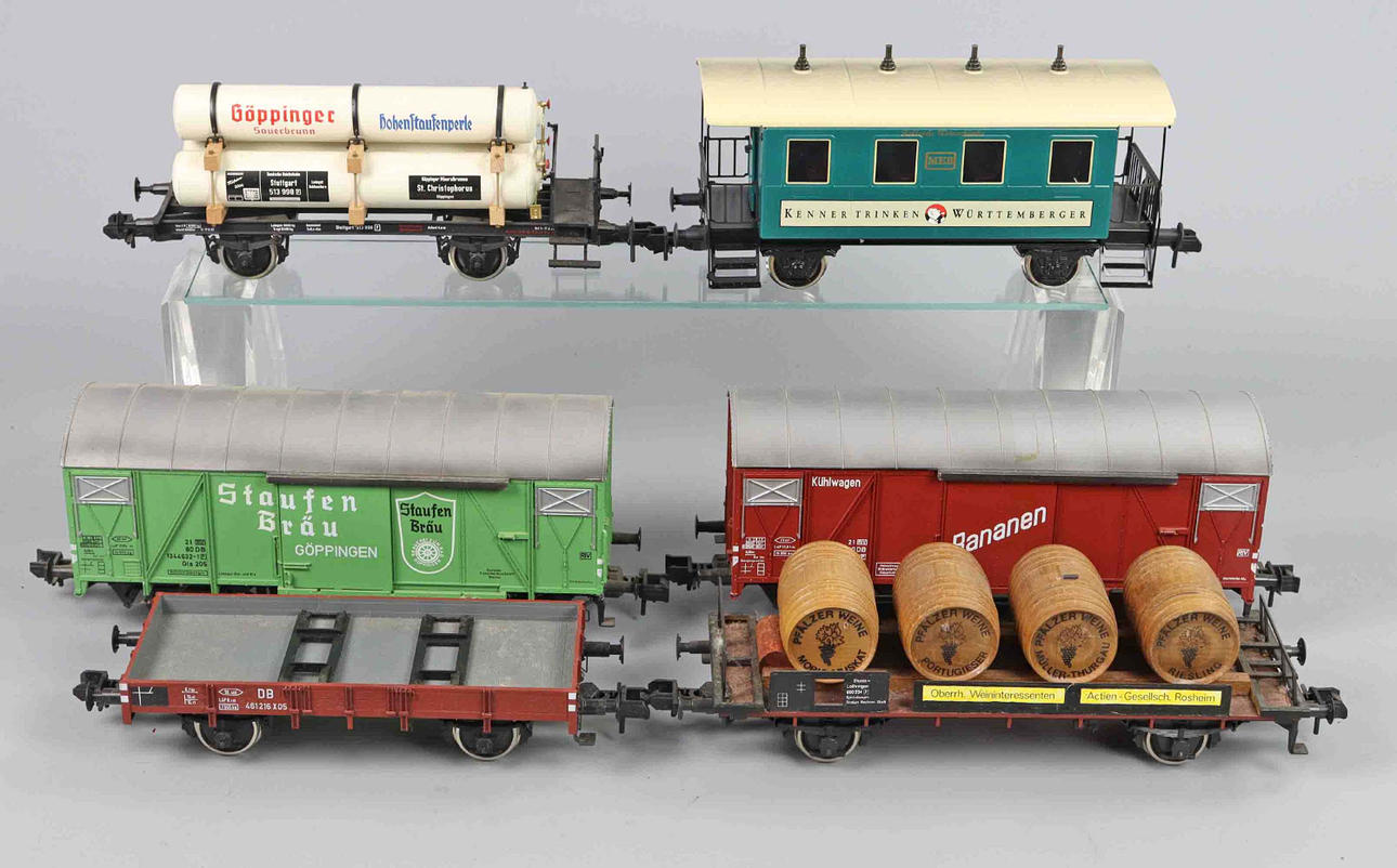 MÄRKLIN 6 WAGEN SPUR 1.