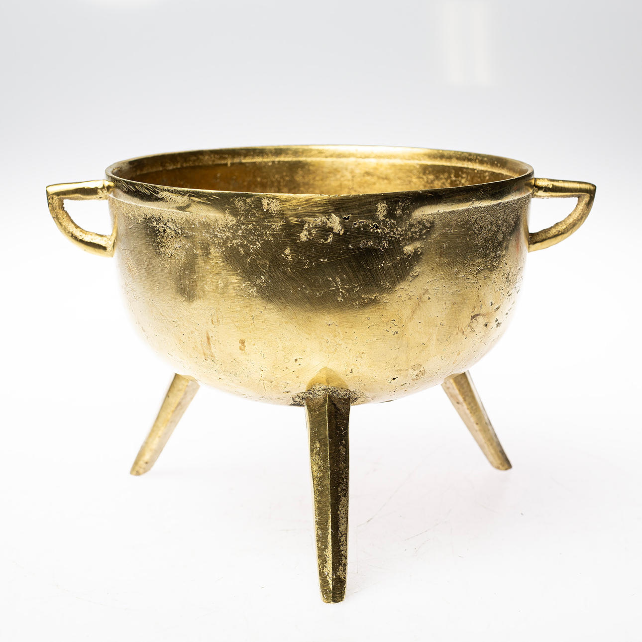 KESSEL, dreibEINIG, Messing, Asse Foundry Nora.