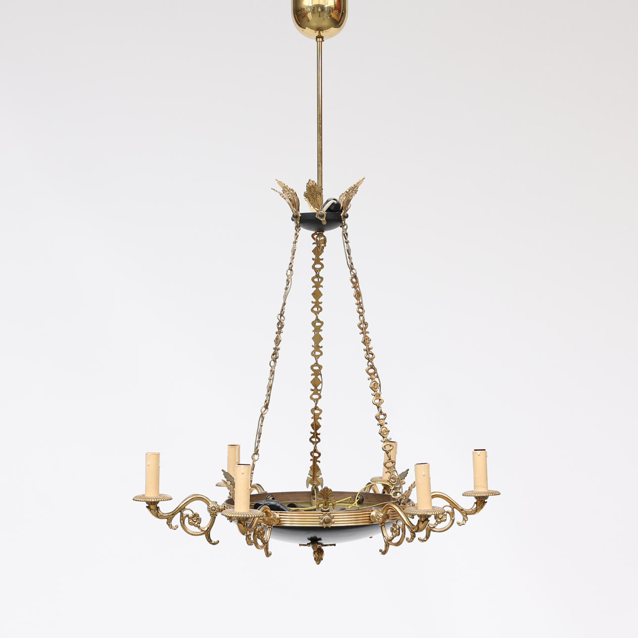 A 20th century Empir-style ceiling lamp.