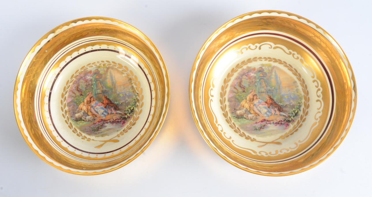 SKÅLAR, 2-stycken, porslin, Kunglig Dansk.