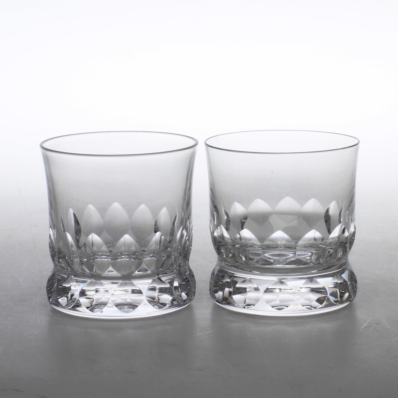 WHISKYGLAS, 7 st, glas, "Prince", Göran Wärff, Kosta Boda.