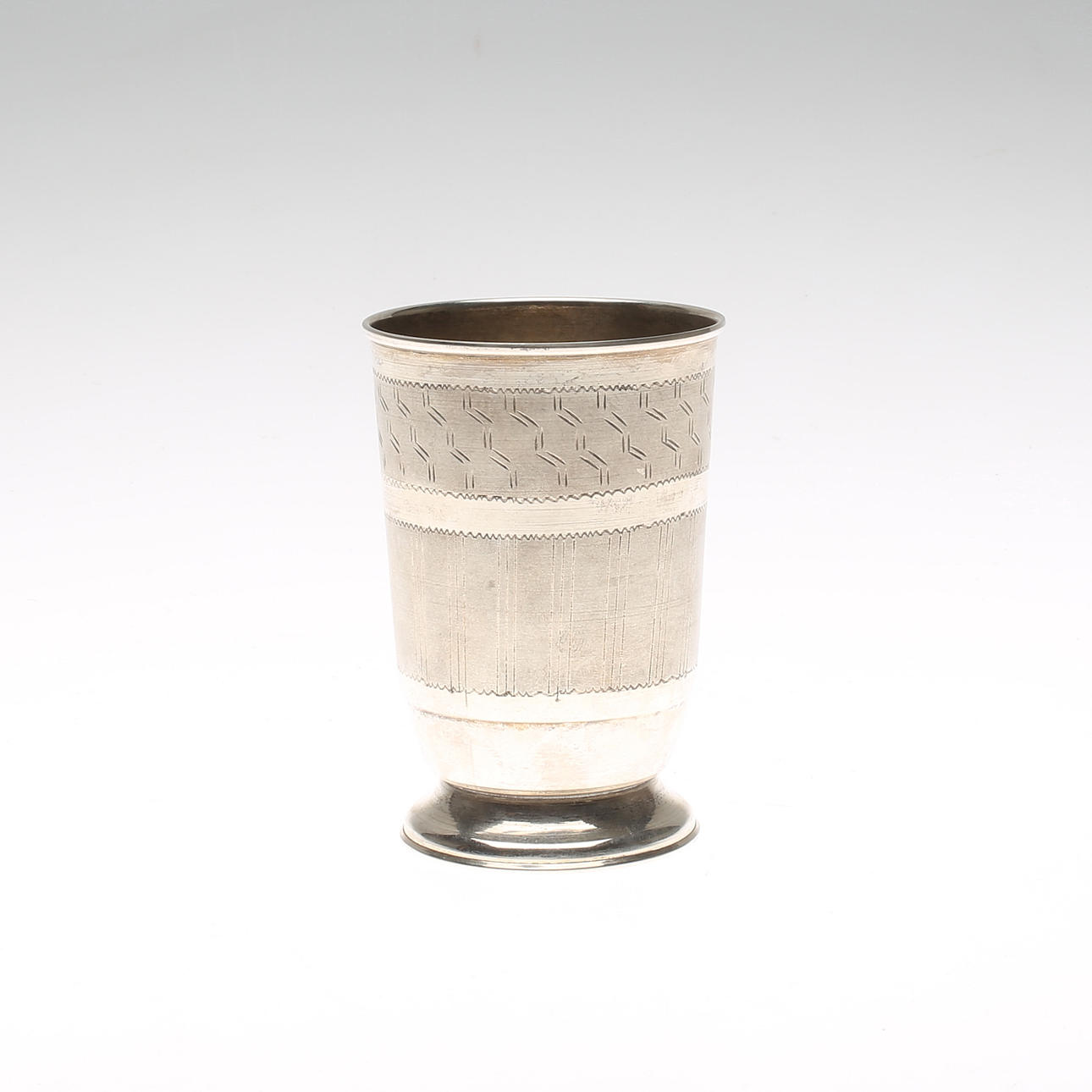 Vase, possibly silver, weight ca. 92.8 grams.