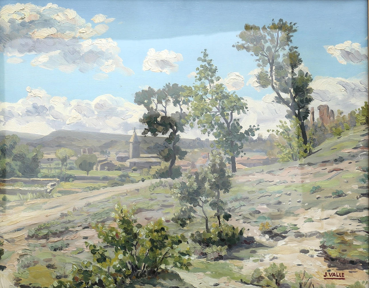 J. VALLE. Landscape.