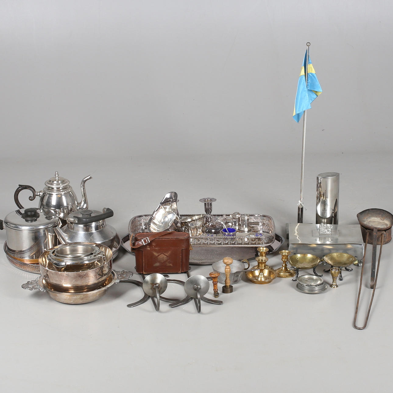 STORT PARTI DIVERSE METALL, med mera.