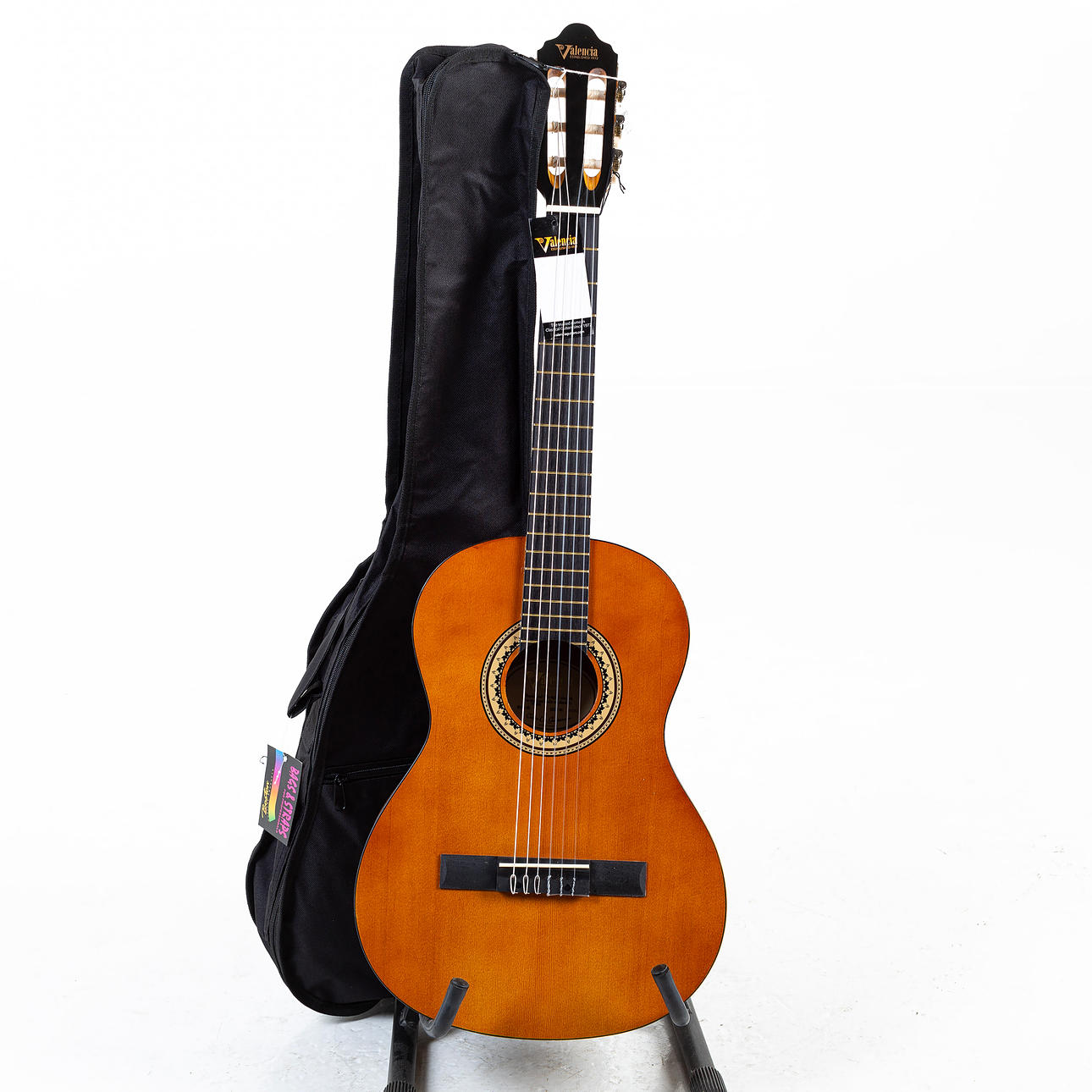 GITARR, med fodral, 3/4-modell, Valencia, VC203.