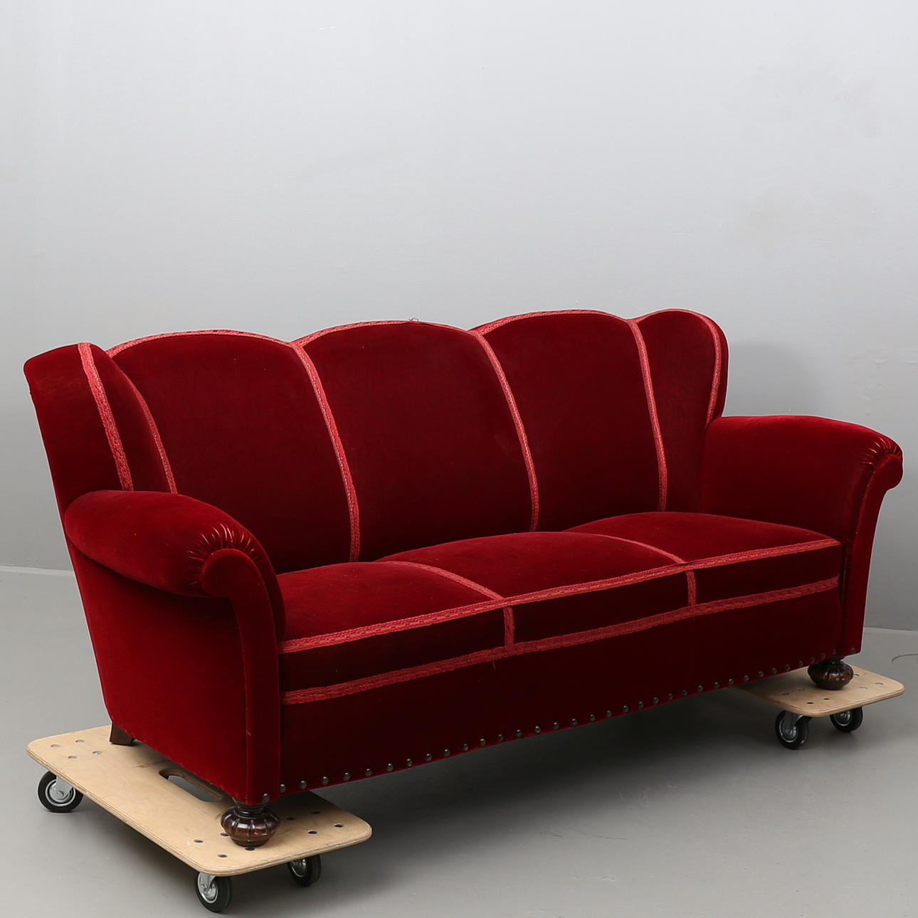 SOFFA, tresits. Art deco, 1930/40-tal.