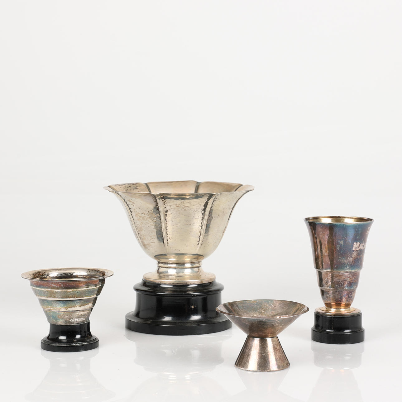 PARTI SILVERFÖREMÅL, 4 delar.