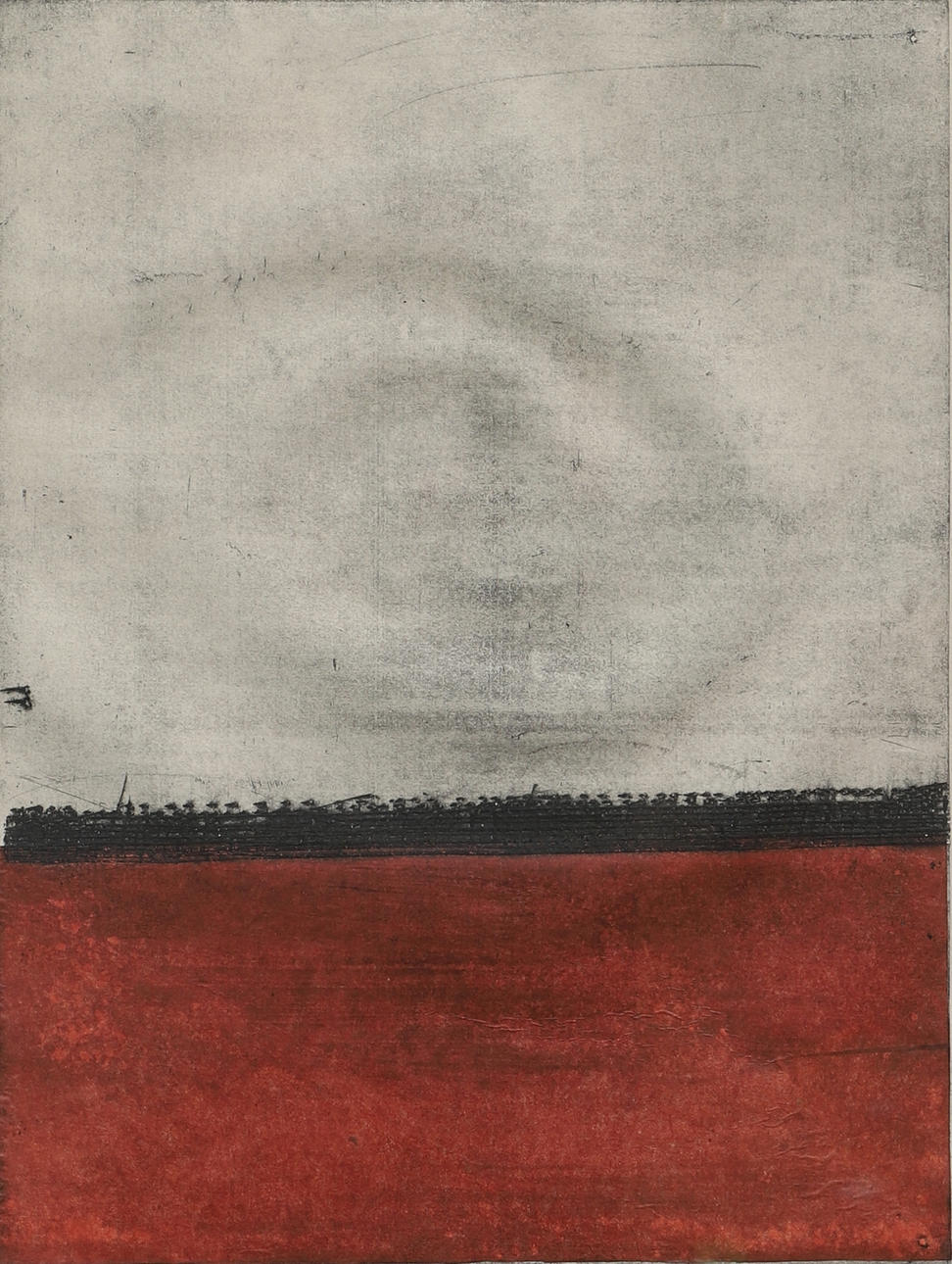 GÜNTHER TEUTSCH. etching, compositing, signed, dated -70 numbered II.